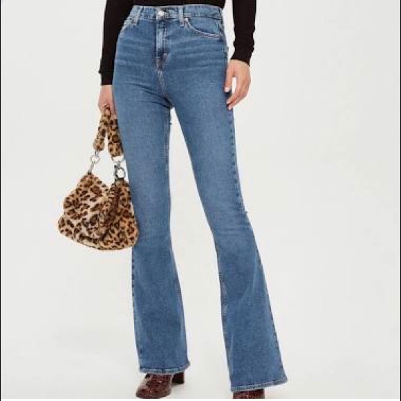 Topshop Jamie Flare Jean - Picture 1 of 3